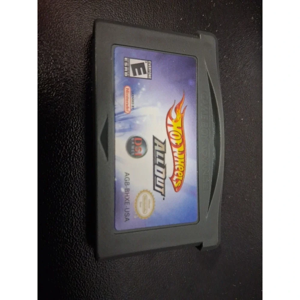 Hot Wheels All Out Game Boy Advance Game Cartridge